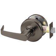 CORBIN RUSSWIN Grade 1 Passage Lever x Blank Plate Cylindrical Lock, Newport Lever, D Rose, Non-Keyed, Oil-Rubbed B CL3180 NZD 613